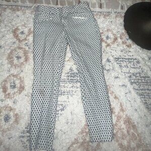 GAP Curvy Skinny Ankle Jeans, Patterned Size 4